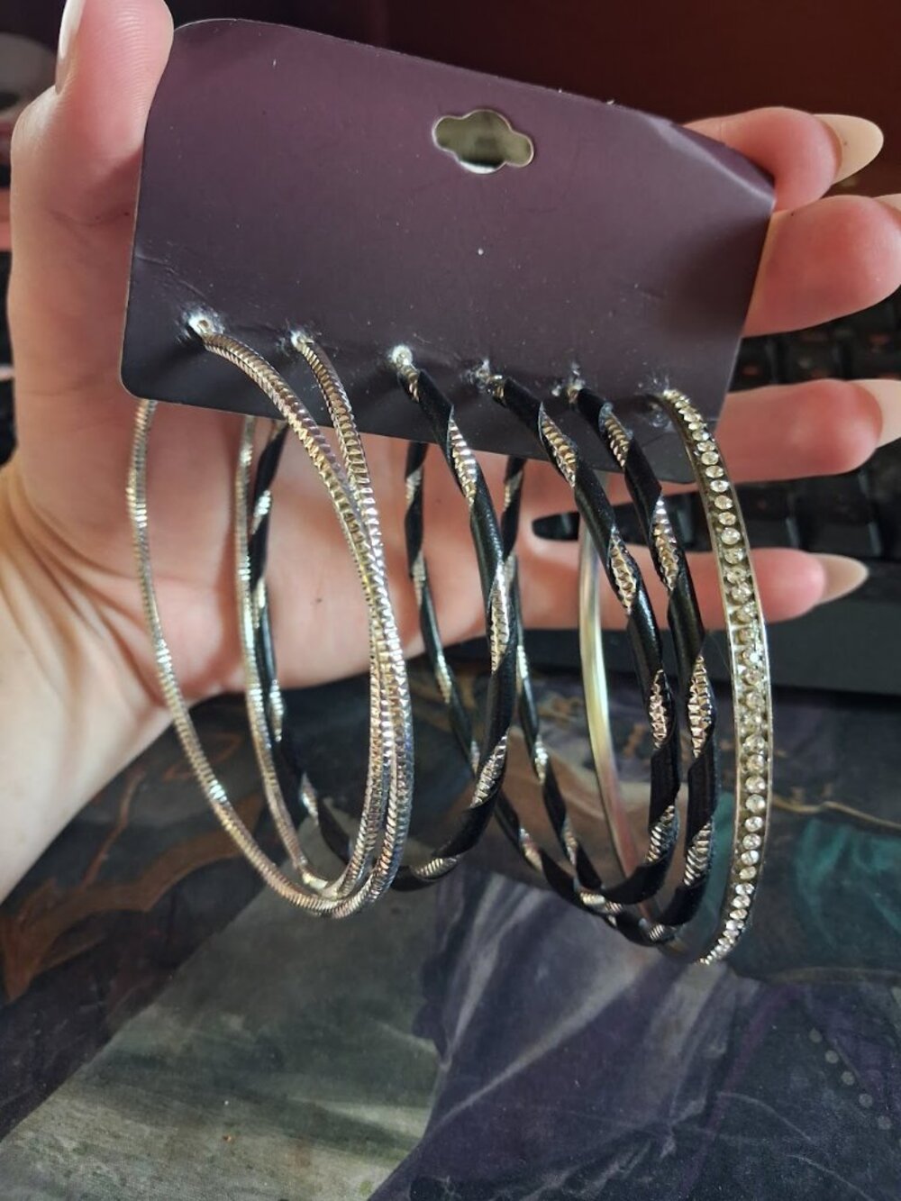 Xtra Large hoop earrings